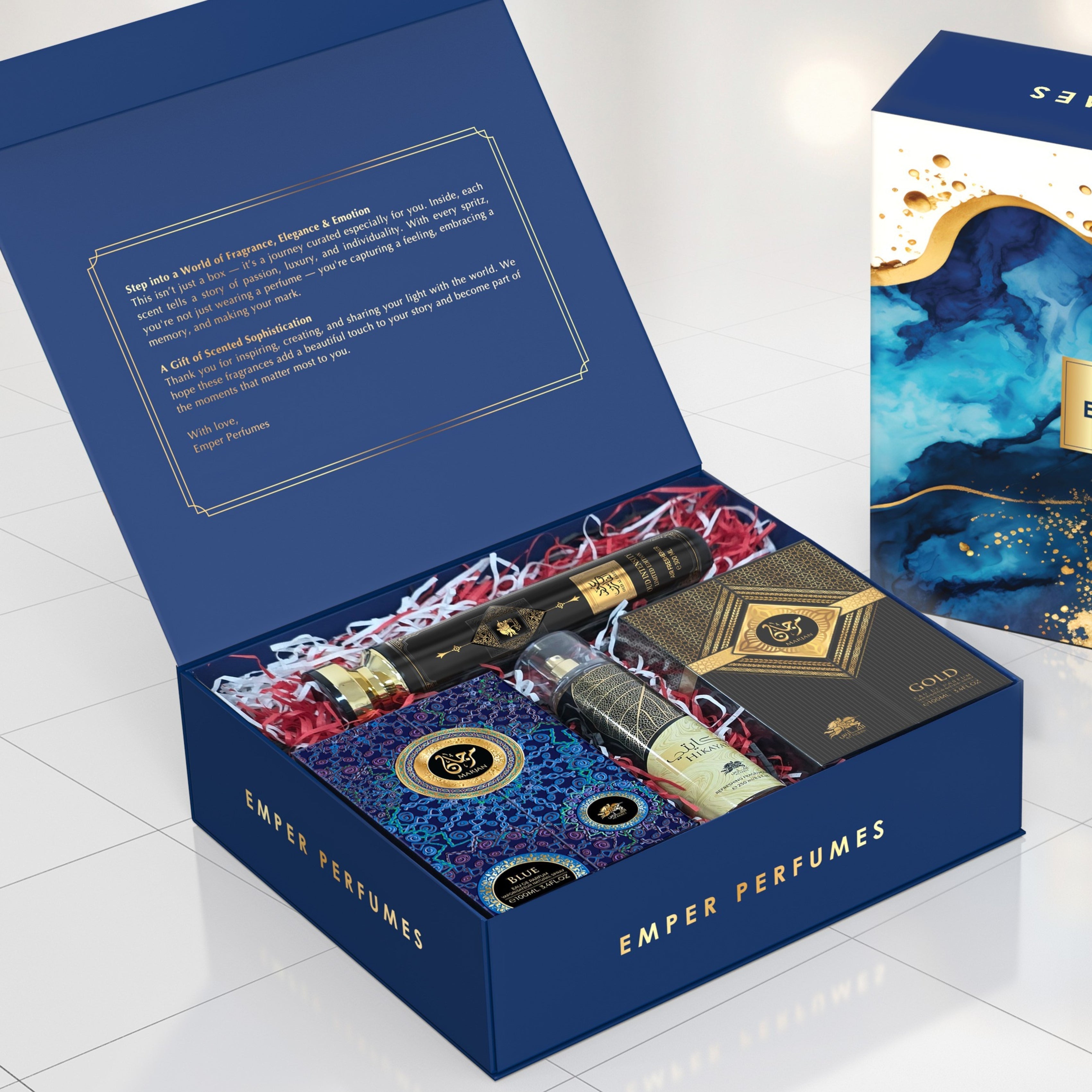 Perfume Gift Box 2 - Modern Marjan Indulgence - Emper Perfumes