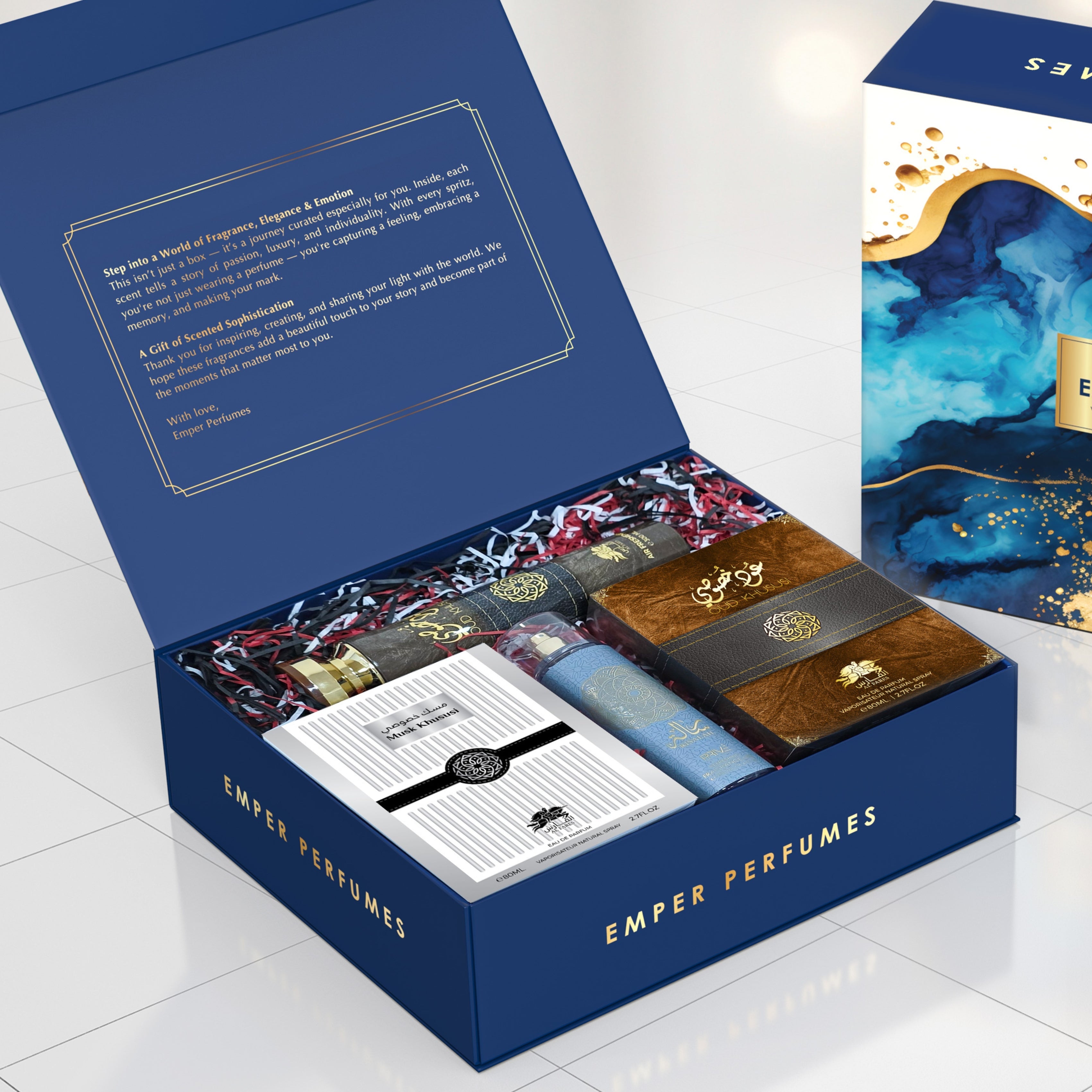 Perfume Gift Box 1 - Oud & Musk Elegance - Emper Perfumes