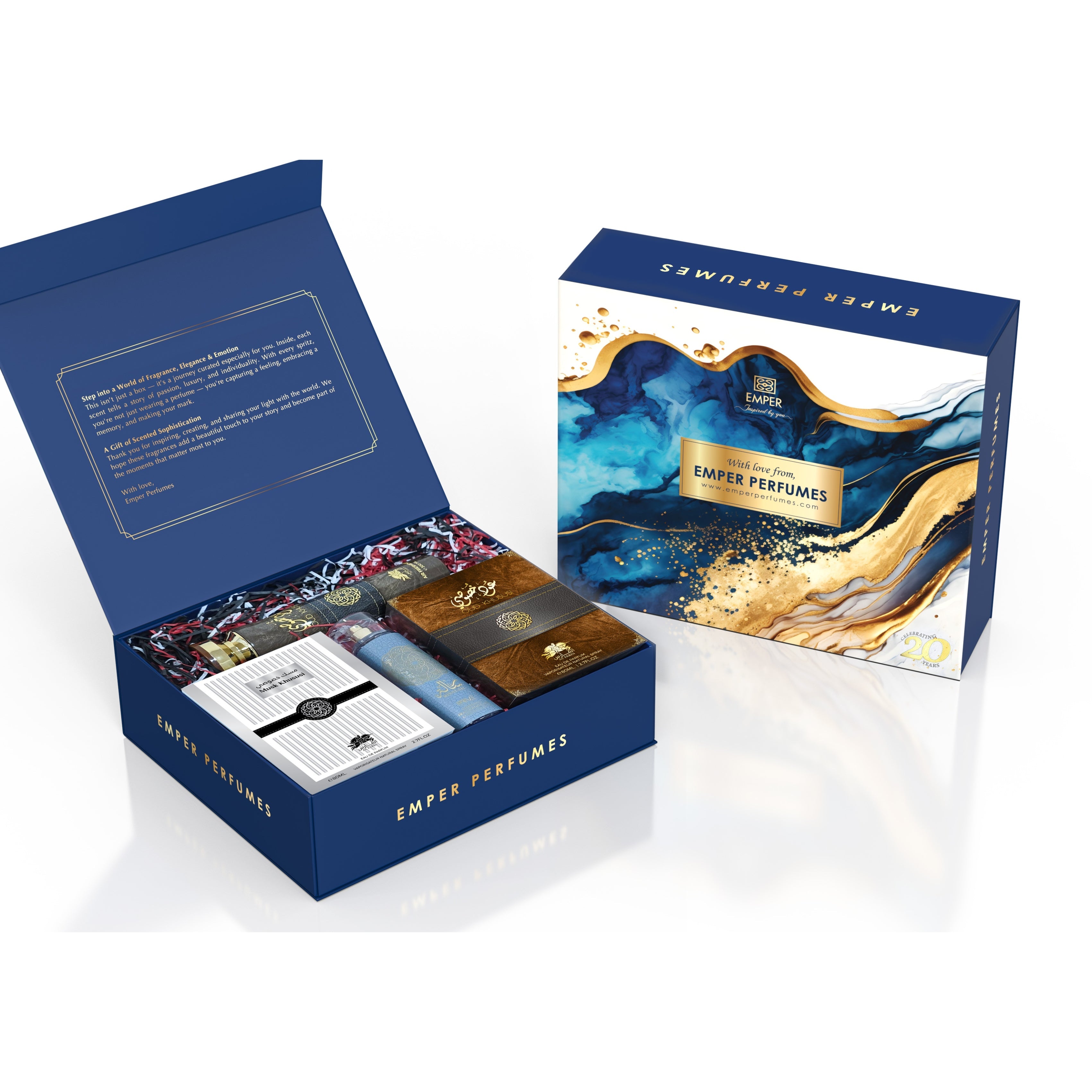 Perfume Gift Box 1 - Oud & Musk Elegance - Emper Perfumes