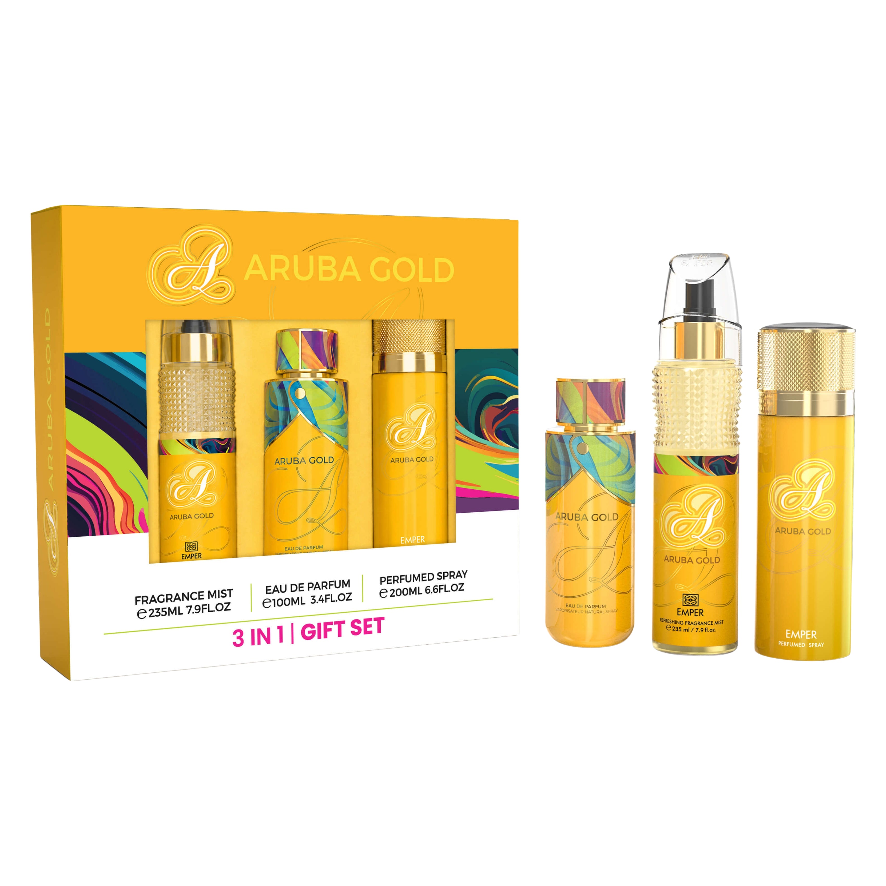 3in1 Gift Set Aruba Gold