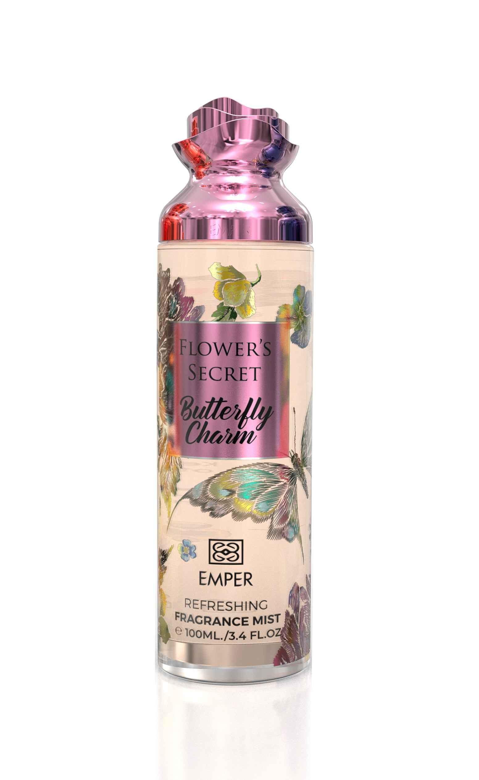 Flower's Secret Butterfly Charm Body Mist 100ml - Emper Perfumes