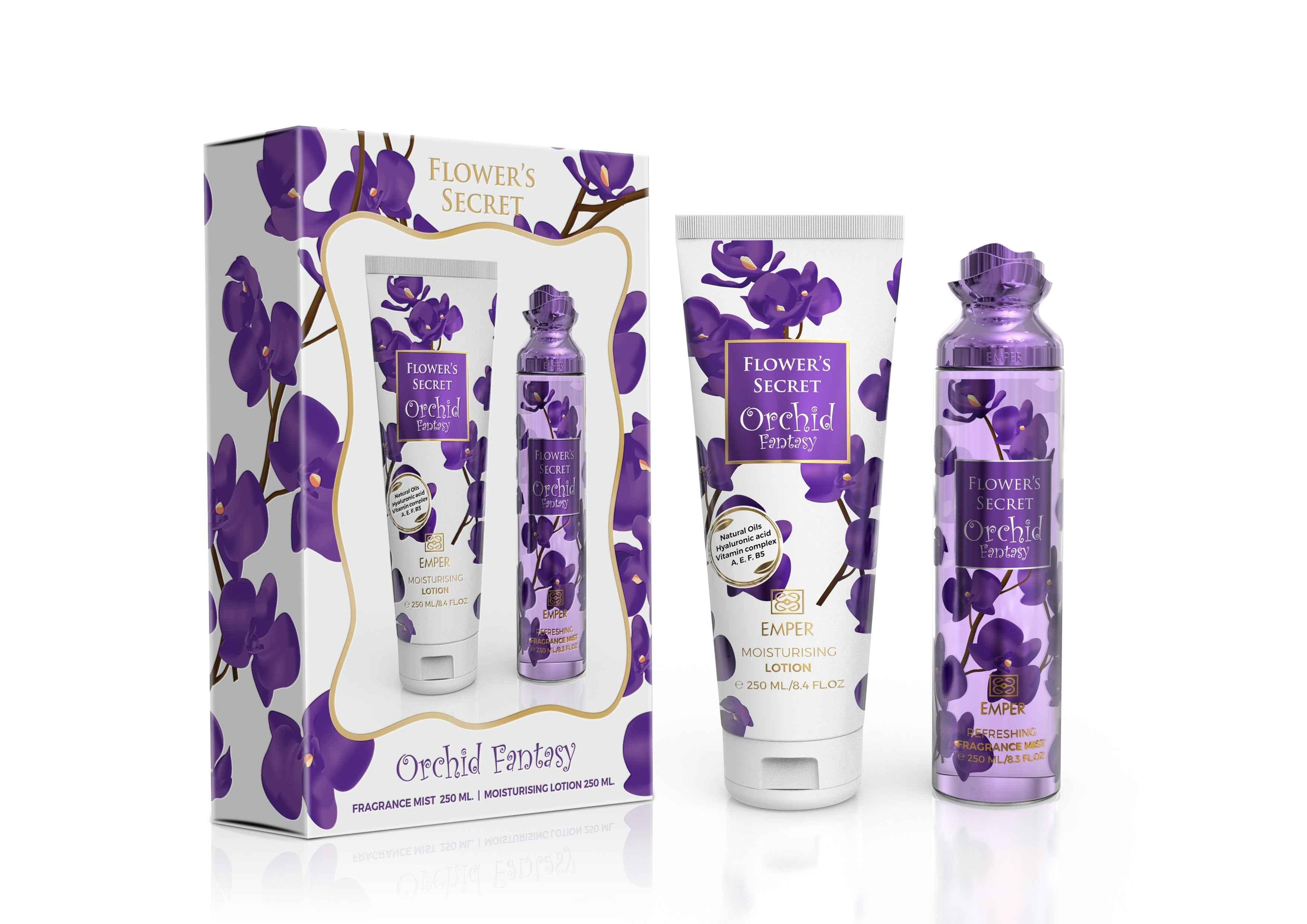 Flower’s Secret Gift Set – Orchid Fantasy - Emper Perfumes