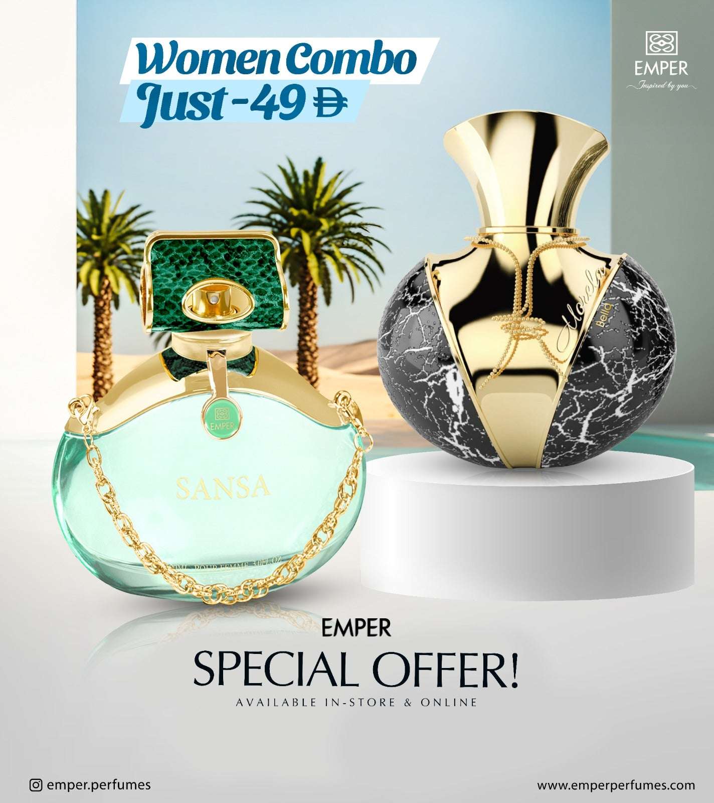 2 Premium Women’s Perfumes - Emper Perfumes
