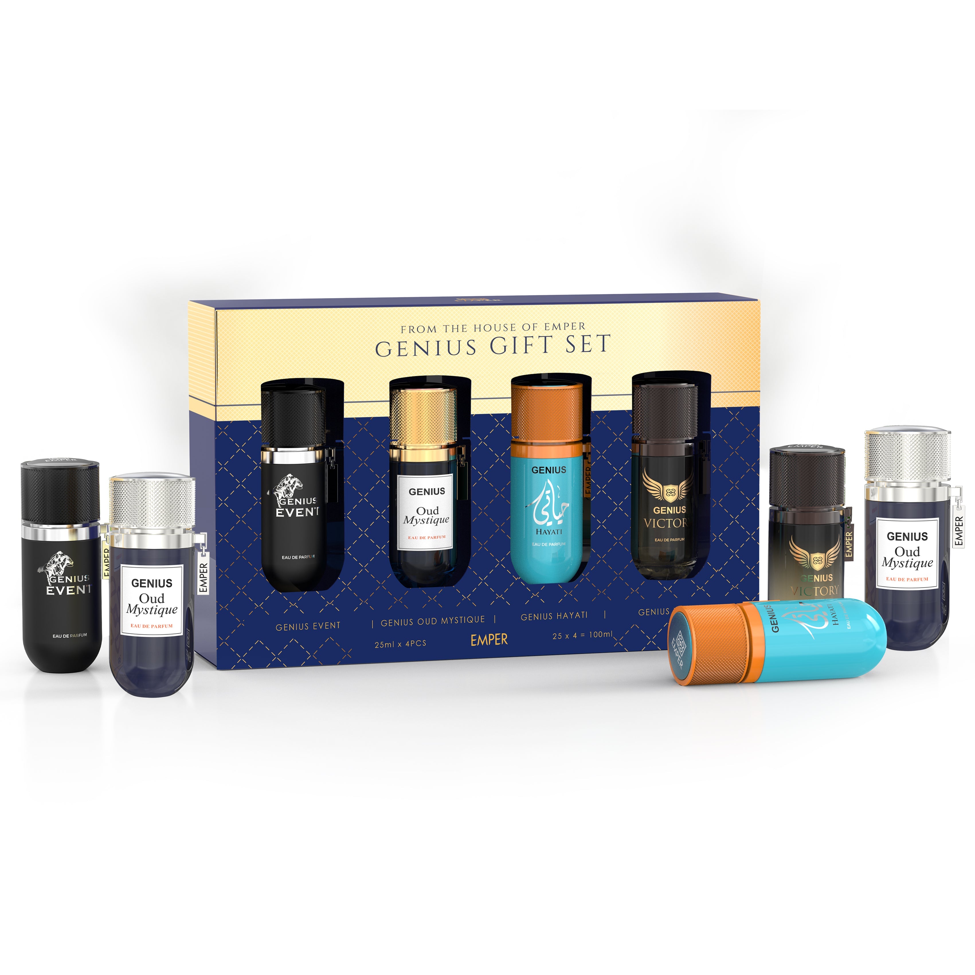 Genius Men's Gift Set (4 in 1) - Emper Perfumes