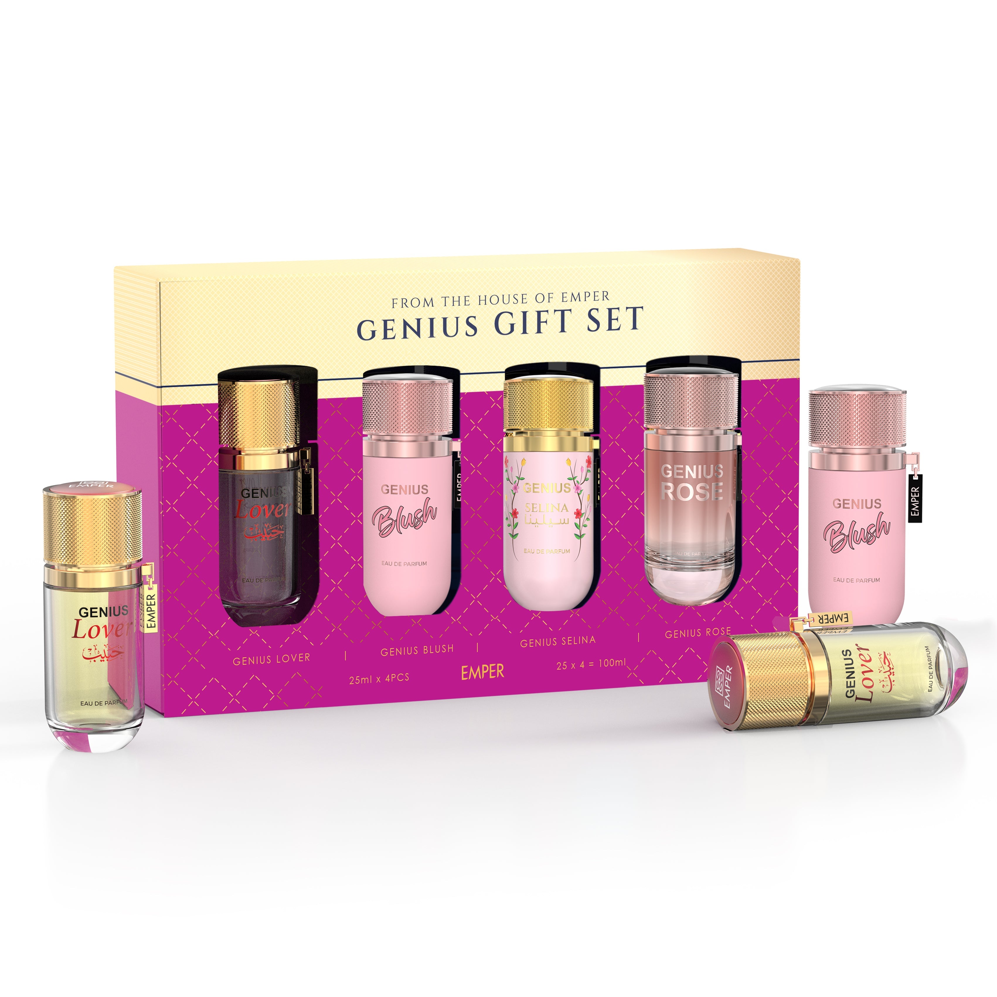 Genius Women's Gift Set (4 in 1) - Emper Perfumes